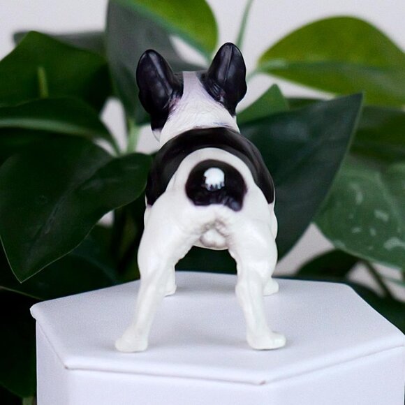 2 for $20 - French Black & White Bulldog Figure‎ - Hand Painted & Collectible - Picture 8 of 10